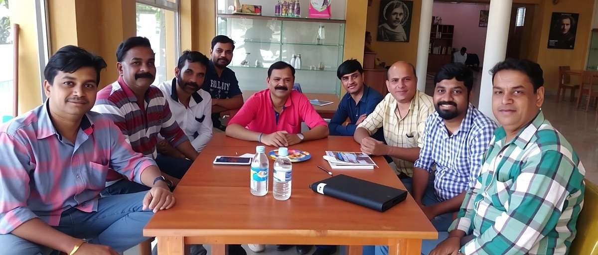 Tolichowki Titans Community Meetup Tolichowki Titans community members meeting in a café in Hyderabad